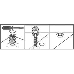 Suki Drill-In Threaded Sockets M5 x 8.5mm 4 Pack -Frame & Hammer Fixings Sales 116GX A4