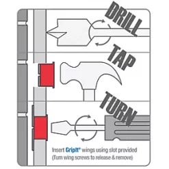 GripIt 15mm Undercutting Tool -Frame & Hammer Fixings Sales 3358J A2