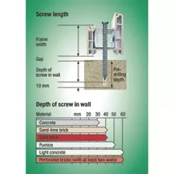 Spax Wirox TX Countersunk Frame Anchor Screw 7.5 x 60mm 100 Pack -Frame & Hammer Fixings Sales 5103F A4