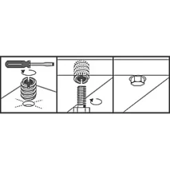 Suki Drill-In Threaded Sockets M8 x 12.5mm 4 Pack -Frame & Hammer Fixings Sales 516GX A4