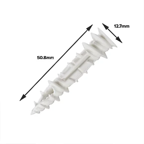 Metex Cobra WallGripper Self-Drilling Plasterboard Wall Fixing 14 x 54mm 8 Pack 4 Metex Cobra WallGripper Self-Drilling Plasterboard Wall Fixing 14 x 54mm 8 Pack - Image 2